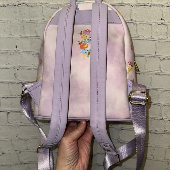 NWOT - Loungefly Pokémon Ice Cream Mini Backpack - Lavender - Rare - Picture 12 of 12